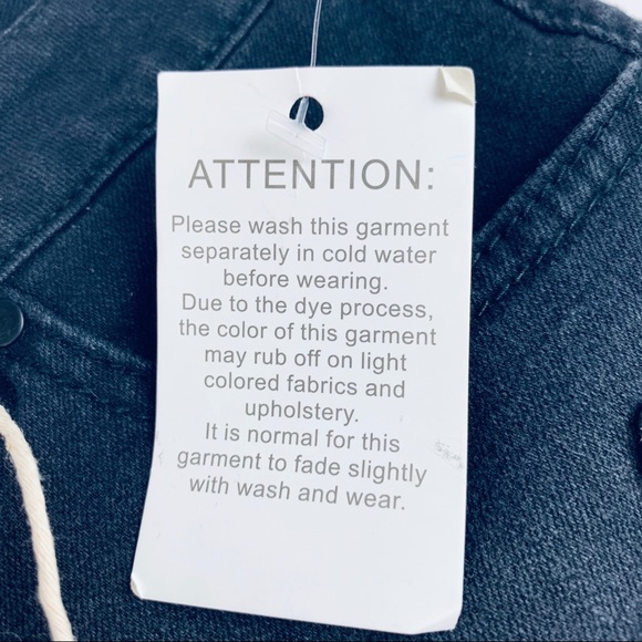 Artisan NY Embellished Black Jeans NWT Size 12 - Picture 6 of 8